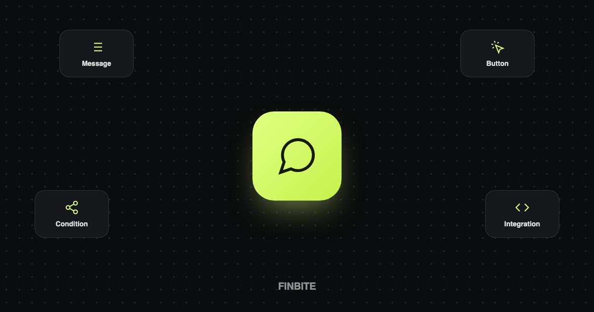 No-code WhatsApp chatbot flow builder